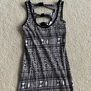 Gypsy Warrior Aztec Print bodycon mini dress